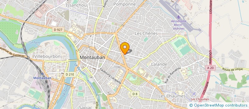 localisation de l'entreprise ASSOCIATION DEPARTEMENTALE DE LA PERMANENCE DES SOINS DE TARN ET GARONNE (ADPDS 82)  MONTAUBAN