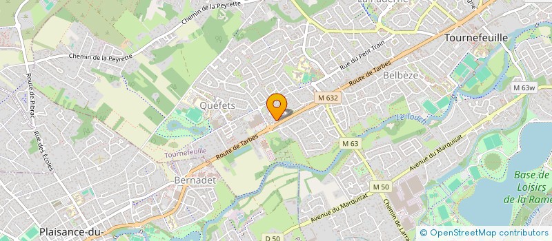 localisation de l'entreprise ASSOCIATION DEPARTEMENTALE DE PREMIERS SECOURS 31  TOURNEFEUILLE