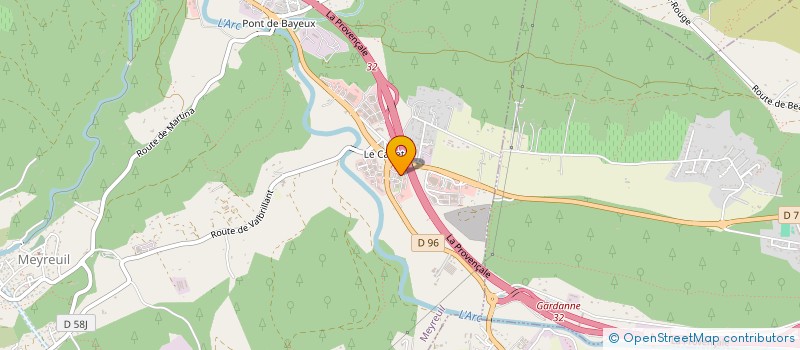 localisation de l'entreprise ASSOCIATION DEPARTEMENTALE DE PROTECTION CIVILE DES BOUCHES DU RHONE  AUBAGNE