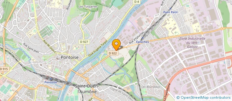 localisation de l'entreprise ASSOCIATION DEPARTEMENTALE DE PROTECTION CIVILE DU VAL D'OISE  SAINT-OUEN-L'AUMONE