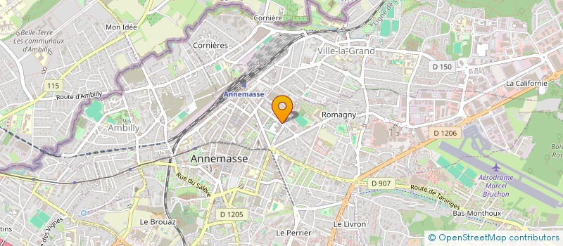 localisation de l'entreprise ASSOCIATION DEPARTEMENTALE DE PROTECTION CIVILE ET SECOURS DE HAUTE-SAVOIE à ANNEMASSE