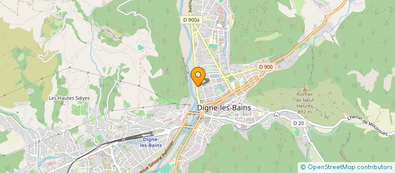 localisation de l'entreprise ASSOCIATION DEPARTEMENTALE DE SAUVEGARDE DE L ENFANT A L ADULTE DES ALPES DE HAUTE PROVENCE à DIGNE-LES-BAINS