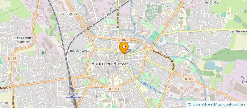 localisation de l'entreprise ASSOCIATION DEPARTEMENTALE DE VENERIE SOUS TERRE DE L'AIN  BOURG-EN-BRESSE