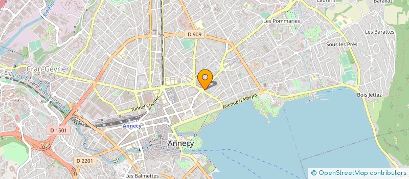 localisation de l'entreprise ASSOCIATION DEPARTEMENTALE DES ACCOMPAGNATEURS EN MONTAGNE DE HAUTE SAVOIE à ANNECY