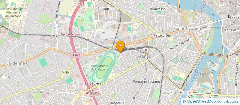 localisation de l'entreprise ASSOCIATION DEPARTEMENTALE DES ACPG-CATM-VEUVES-TOE ET MISSIONS EXTERIEURES DE LA HAUTE-GARONNE à TOULOUSE