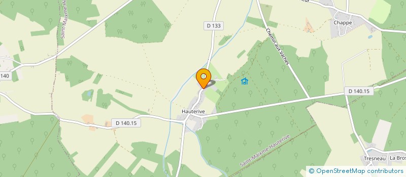 localisation de l'entreprise ASSOCIATION DEPARTEMENTALE DES CHASSEURS DE GRAND GIBIER D'EURE-ET-LOIR à SAINT-MAIXME-HAUTERIVE