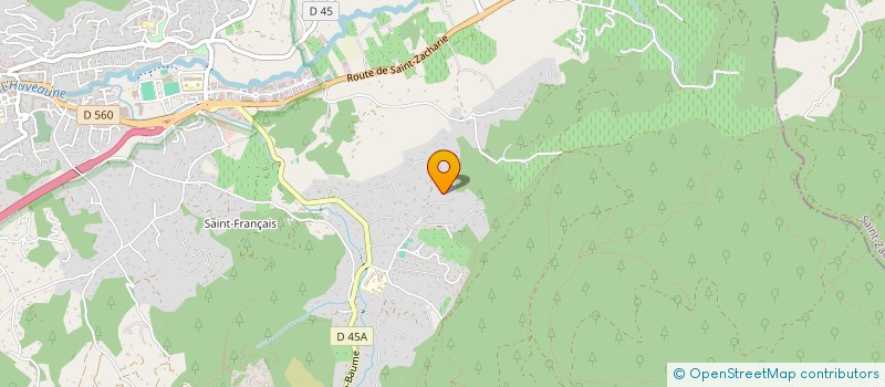 localisation de l'entreprise ASSOCIATION DEPARTEMENTALE DES CHASSEURS DE GRAND GIBIER DES BOUCHES DU RHONE  AURIOL