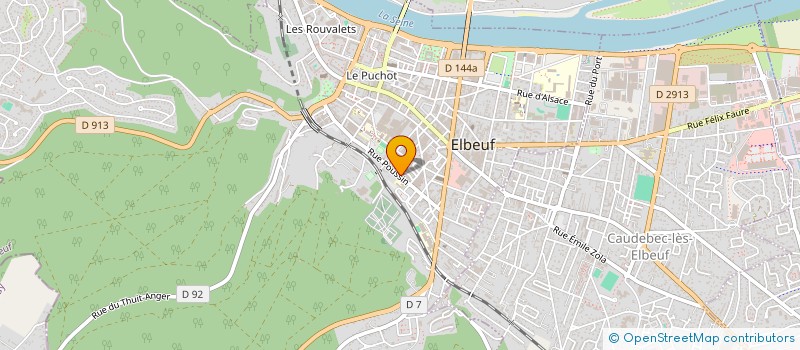 localisation de l'entreprise ASSOCIATION DEPARTEMENTALE DES COMBATTANTS PRISONNIERS DE GUERRE ET COMBATTANTS D'ALGERIE TUNISIE MAROC DE LA SEINE-MARI  ELBEUF