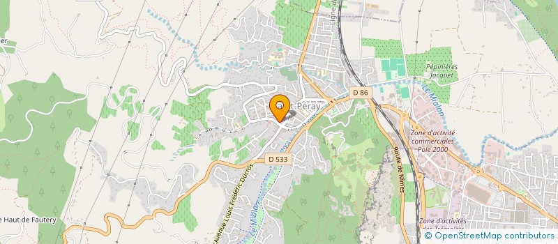 localisation de l'entreprise ASSOCIATION DEPARTEMENTALE DES CONJOINTS SURVIVANTS ET PARENTS D'ORPHELINS à SAINT-PERAY