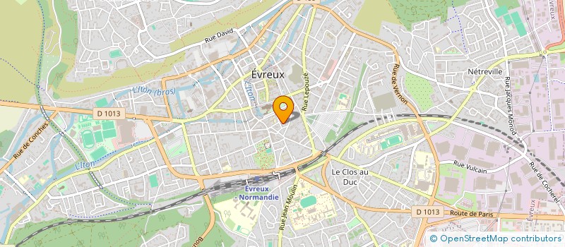 localisation de l'entreprise ASSOCIATION DEPARTEMENTALE DES CPG-CATM-TOE DE L'EURE  EVREUX