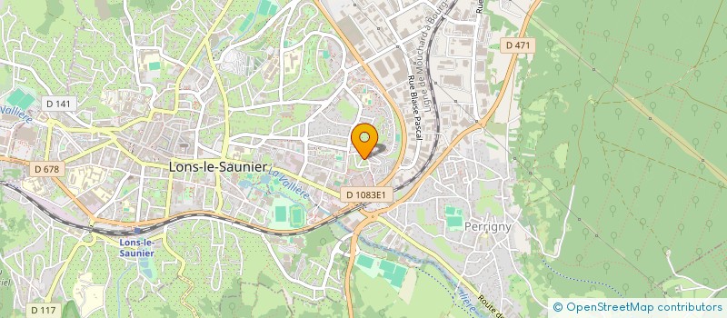 localisation de l'entreprise ASSOCIATION DEPARTEMENTALE DES DEPORTES, INTERNES, RESISTANTS ET PATRIOTES DU JURA à LONS-LE-SAUNIER