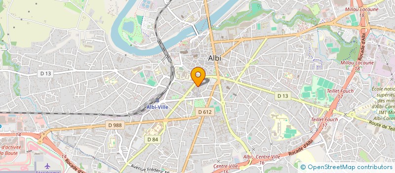 localisation de l'entreprise ASSOCIATION DEPARTEMENTALE DES FOYERS ADOPTIFS DU TARN à ALBI