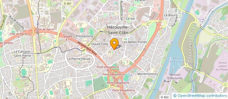 localisation de l'entreprise ASSOCIATION DEPARTEMENTALE DES FRANCAS DU CALVADOS à HEROUVILLE SAINT CLAIR