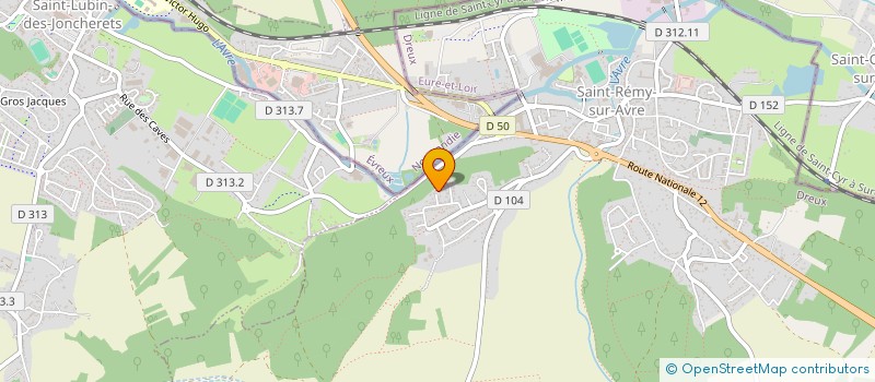 localisation de l'entreprise ASSOCIATION DEPARTEMENTALE DES GARDES CHASSE PARTICULIERS ASSERMENTES ET GARDES PARTICULIERS ASSERMENTES D'EURE ET LOIR à SAINT-REMY-SUR-AVRE