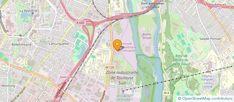 localisation de l'entreprise ASSOCIATION DEPARTEMENTALE DES INSUFFISANTS RESPIRATOIRES DU 31 à TOULOUSE