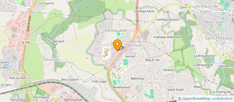 localisation de l'entreprise ASSOCIATION DEPARTEMENTALE DES JEUNES CHASSEURS DU MORBIHAN à VANNES