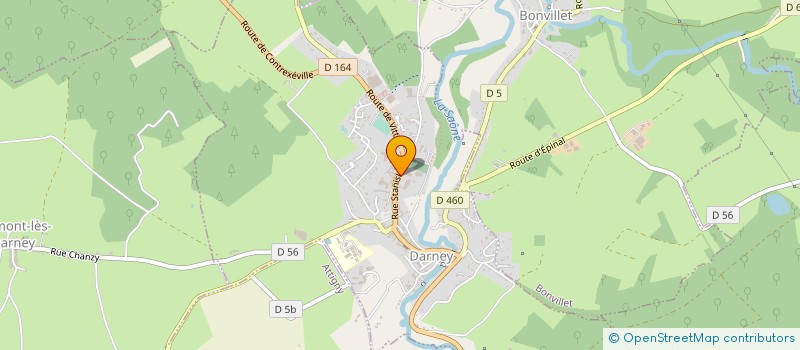 localisation de l'entreprise ASSOCIATION DEPARTEMENTALE DES JEUNES SAPEURS POMPIERS DE DARNEY  DARNEY