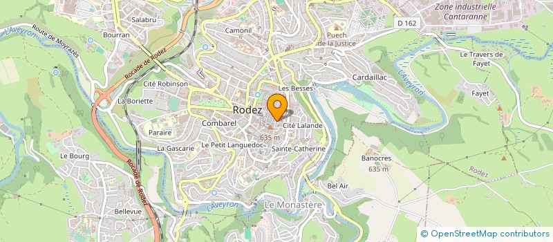localisation de l'entreprise ASSOCIATION DEPARTEMENTALE DES MAIRES ET PRESIDENTS DE COMMUNAUTES DE L'AVEYRON à RODEZ