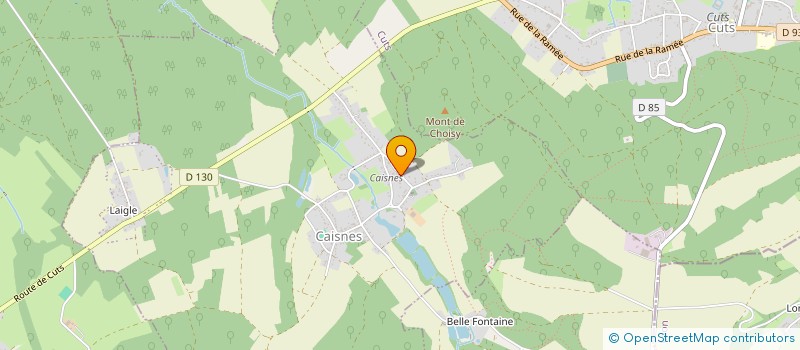 localisation de l'entreprise ASSOCIATION DEPARTEMENTALE DES PARENTS D'ELEVES DE L'ENSEIGNEMENT PUBLIC DE L'OISE  PRECY-SUR-OISE