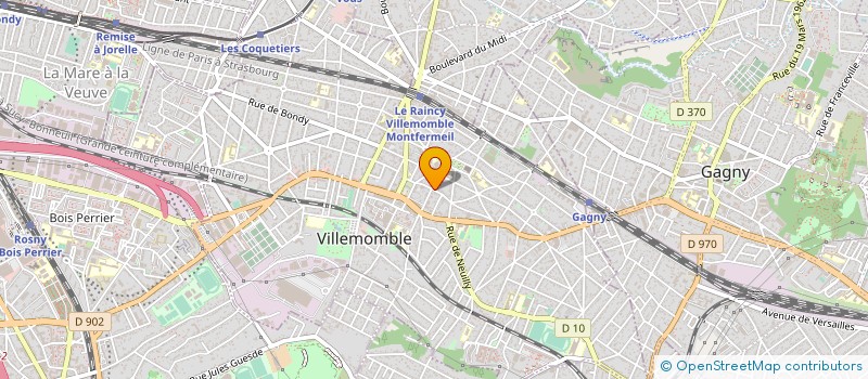localisation de l'entreprise ASSOCIATION DEPARTEMENTALE DES PARENTS D'ELEVES DE L'ENSEIGNEMENT PUBLIC DE LA SEINE SAINT DENIS à VILLEMOMBLE