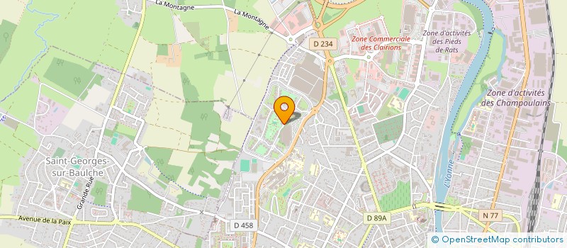 localisation de l'entreprise ASSOCIATION DEPARTEMENTALE DES POETES SANS FRONTIERE à AUXERRE