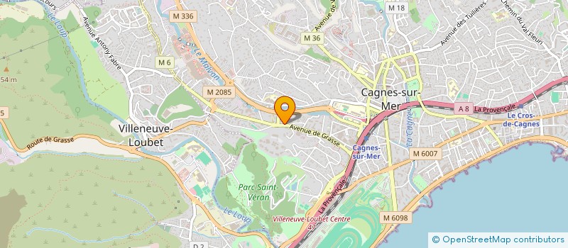 localisation de l'entreprise ASSOCIATION DEPARTEMENTALE DES POLICIERS MUNICIPAUX DES ALPES-MARITIMES à CAGNES-SUR-MER