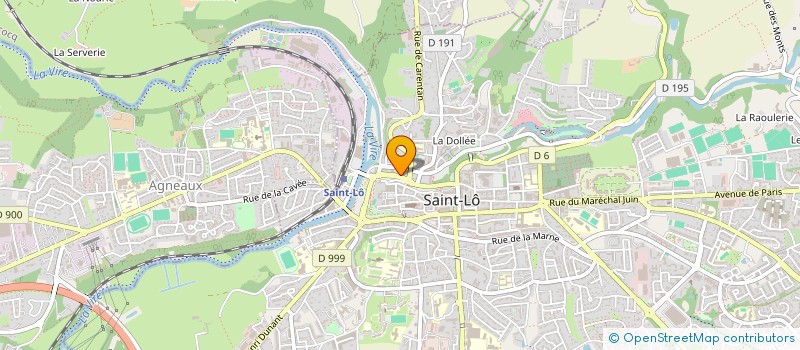 localisation de l'entreprise ASSOCIATION DEPARTEMENTALE DES PUPILLES DE L'ENSEIGNEMENT PUBLIC DE LA MANCHE  SAINT-LO