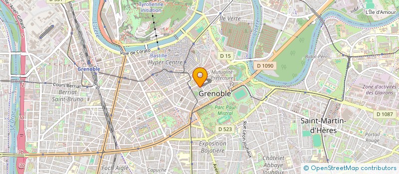 localisation de l'entreprise ASSOCIATION DEPARTEMENTALE DES RADIO-AMATEURS AU SERVICE DE LA SECURITE CIVILE DE L'ISERE à GRENOBLE