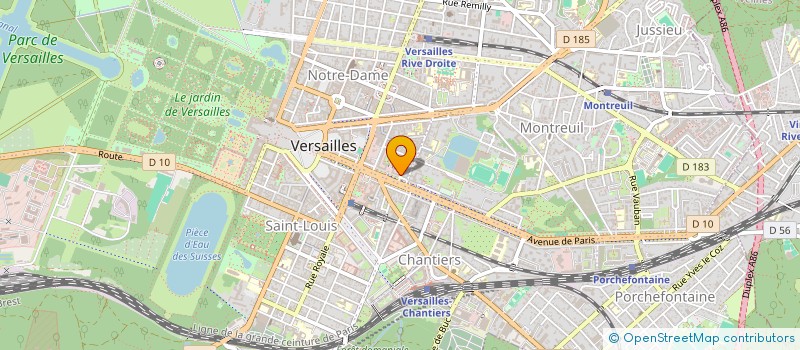 localisation de l'entreprise ASSOCIATION DEPARTEMENTALE DES RADIO-AMATEURS AU SERVICE DE LA SECURITE CIVILE DES YVELINES à VERSAILLES