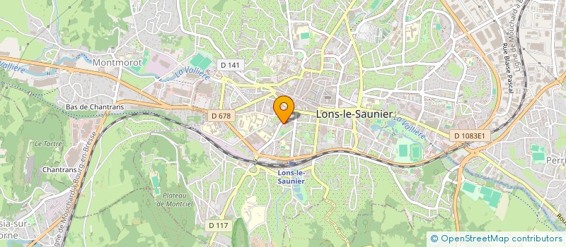 localisation de l'entreprise ASSOCIATION DEPARTEMENTALE DES RADIO AMATEURS AU SERVICE DE LA SECURITE CIVILE DU JURA à LONS-LE-SAUNIER