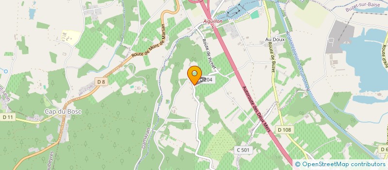 localisation de l'entreprise ASSOCIATION DEPARTEMENTALE DES RESERVES DE SECURITE CIVILE DU LOT-ET-GARONNE  SAINT-PIERRE-DE-BUZET