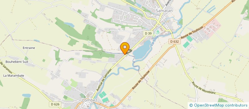 localisation de l'entreprise ASSOCIATION DEPARTEMENTALE DES SECRETAIRES DE MAIRIE DU GERS  LOMBEZ