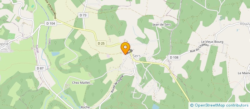 localisation de l'entreprise ASSOCIATION DEPARTEMENTALE DU COMITE D'ORGANISATION  DIRAC