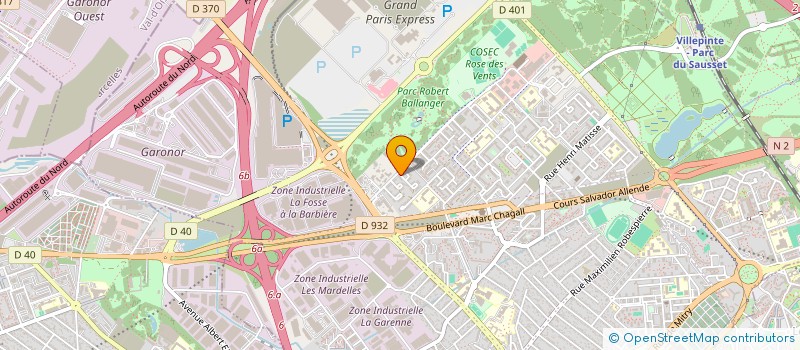 localisation de l'entreprise ASSOCIATION DEPARTEMENTALE DU JARDINAGE ET DU FLEURISSEMENT à AULNAY-SOUS-BOIS