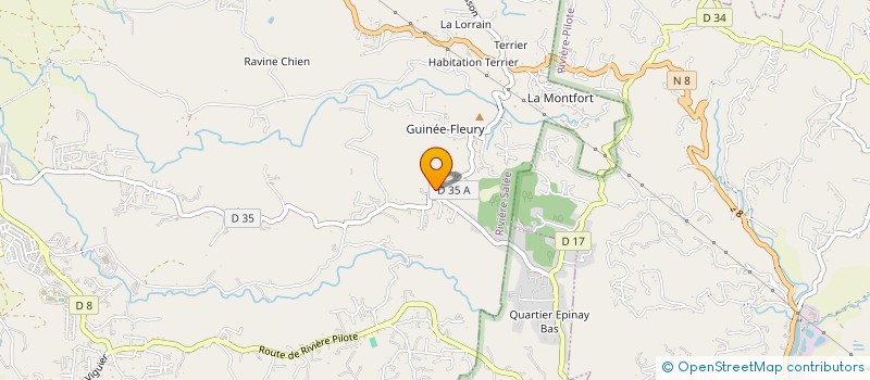 localisation de l'entreprise ASSOCIATION DEPARTEMENTALE DU LOGEMENT ECONOMIQUE ET SOCIAL  RIVIERE SALEE