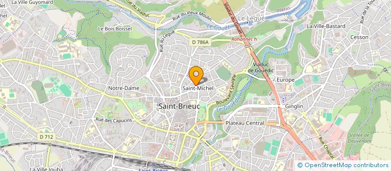 localisation de l'entreprise ASSOCIATION DEPARTEMENTALE DU MOUVEMENT DES JEUNES SOCIALISTES DES COTES D'ARMOR à SAINT-BRIEUC