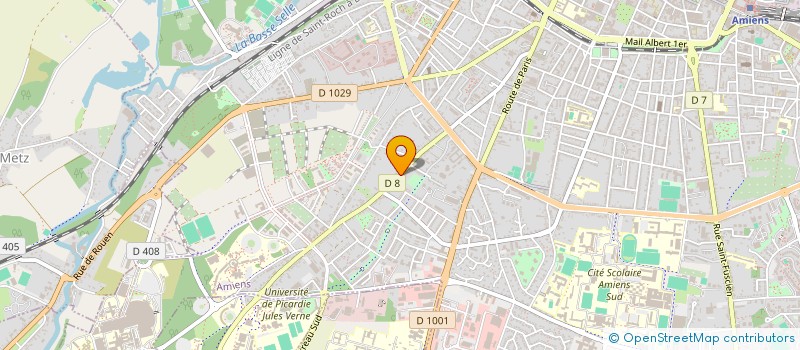 localisation de l'entreprise ASSOCIATION DEPARTEMENTALE POUR L'INSERTION ET LA SOLIDARITE DANS LA SOMME à AMIENS