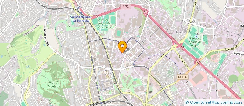 localisation de l'entreprise ASSOCIATION DEPARTEMENTALE POUR LA GESTION ET LA PROMOTION DU DISPOSITIF ECOLE DE LA 2 CHANCE DE LA LOIRE  SAINT-PRIEST-EN-JAREZ