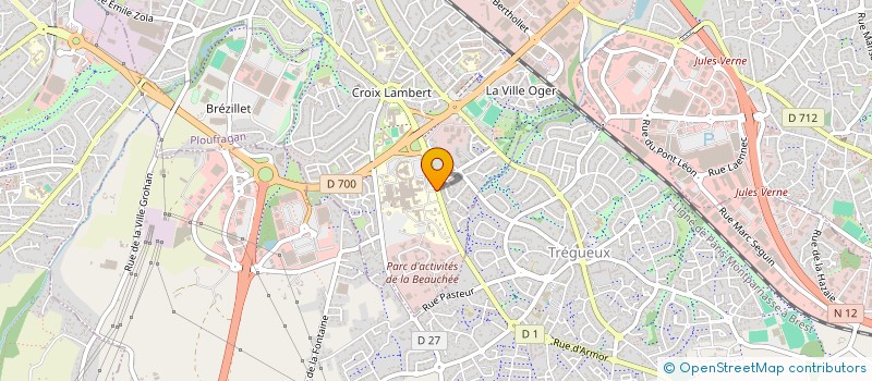 localisation de l'entreprise ASSOCIATION DEPARTEMENTALE POUR LA PERMANENCE ET LA CONTINUITE DES SOINS SUR LE DEPARTEMENT DES COTES D ARMOR à SAINT-BRIEUC