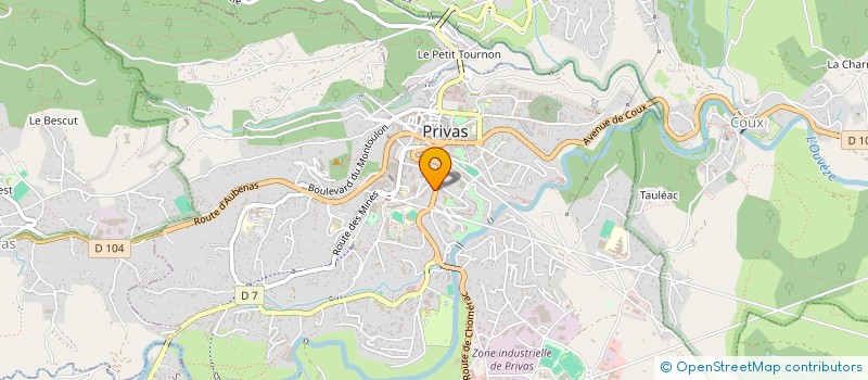 localisation de l'entreprise ASSOCIATION DEPARTEMENTALE POUR LA SAUVEGARDE DE L'ENFANCE DE L'ADOLESCENCE ET DES ADULTES DE L'ARDECHE à PRIVAS