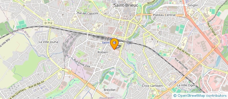 localisation de l'entreprise ASSOCIATION DEPARTEMENTALE POUR LA SAUVEGARDE DE L'ENFANCE ET DE L'ADOLESCENCE DES COTES D'ARMOR à SAINT-BRIEUC