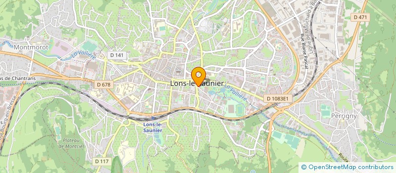 localisation de l'entreprise ASSOCIATION DEPARTEMENTALE POUR LE DON D'ORGANES ET TISSUS HUMAINS DU JURA à LONS-LE-SAUNIER