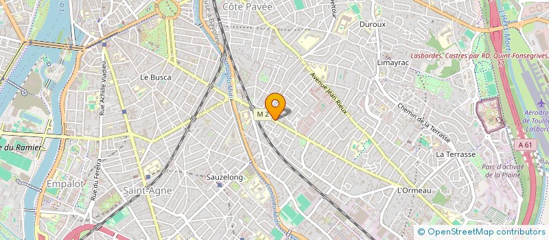 localisation de l'entreprise ASSOCIATION DEPARTEMENTALE POUR LES TRANSPORTS EDUCATIFS DE L'ENSEIGNEMENT PUBLIC DU DEPARTEMENT DE LA HAUTE GARONNE  TOULOUSE