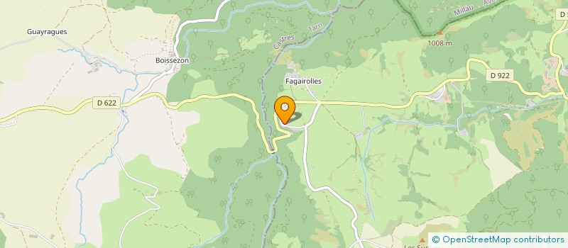 localisation de l'entreprise ASSOCIATION DEPARTEMENTALE PTT DE LUTTE CONTRE LE CANCER  CASTANET-LE-HAUT