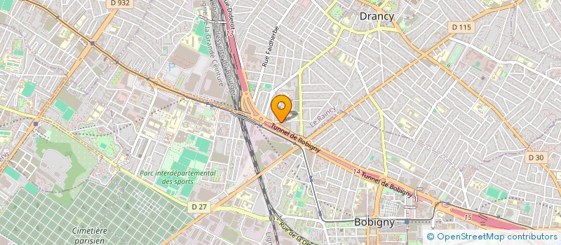 localisation de l'entreprise ASSOCIATION DEPARTEMENTALE(S) POUR LA PROMOTION ET L'ACCES AUX DROITS DES TSIGANES GENS DU VOYAGE  DRANCY