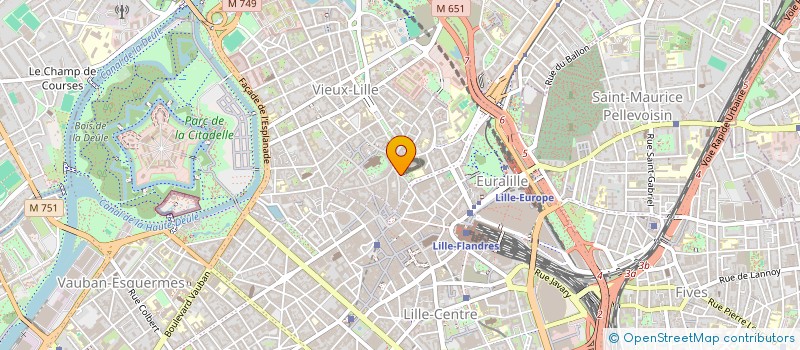 localisation de l'entreprise ASSOCIATION DEPARTEMENTALE SPORT CULTURE LOISIRS DU SPIP59 à LILLE