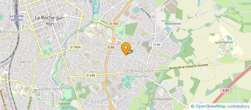 localisation de l'entreprise ASSOCIATION DEPARTEMENTALE VENDEENNE DES RESTAURANTS DU COEUR RELAIS DU COEUR à MOUILLERON-LE-CAPTIF