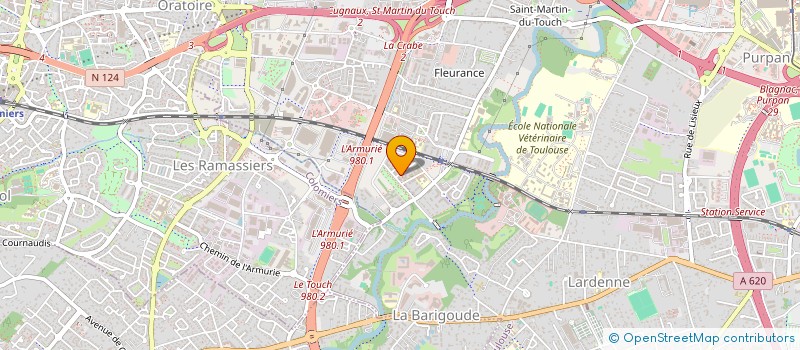 localisation de l'entreprise ASSOCIATION DEPLOIE TES AILES  TOULOUSE