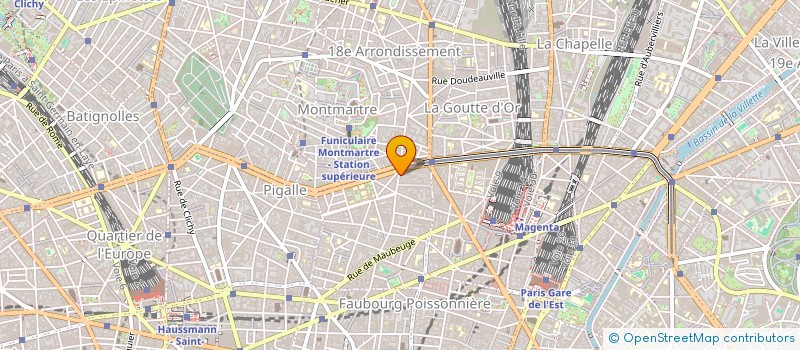 localisation de l'entreprise ASSOCIATION DERRIERE LES MURS  PARIS