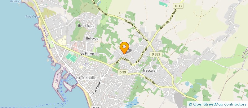 localisation de l'entreprise ASSOCIATION DES 15 MARINS  LA TURBALLE